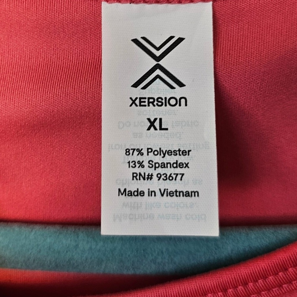 Xersion EverUltra-Lite Athletic Dress Island Coral XL Quick-Dri Removable Cups - Picture 6 of 9